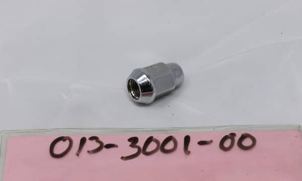 013-3001-00 - Chrome Lug Nut 1/2 20 for use on black aluminum wheels 022-4202-00