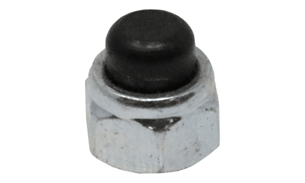 013-8042-00 - 5/16-18 Nylon Insert Cap Locknut Zinc (Black Cap)